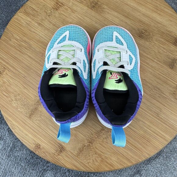 Jordan Tatum 2 Shoes Toddler Size 7C Blue Pink Purple Nike Sneakers FV0174-400 - Picture 7 of 8